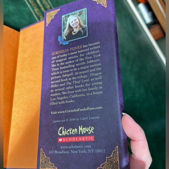 Signed NWT Hardcover Book Inkdeath by Cornelia Funke - Picture 4 of 7